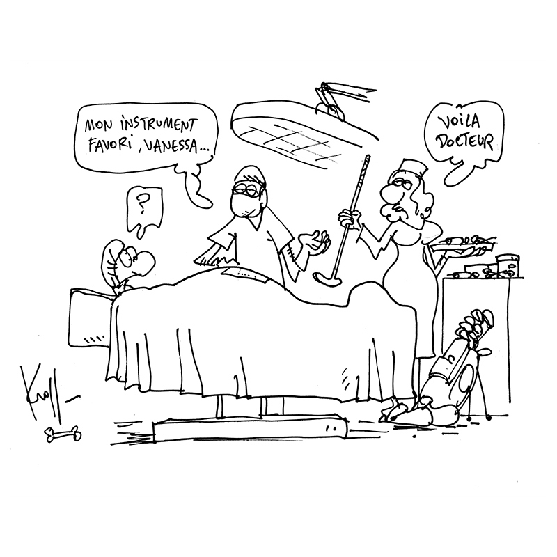 Le médecin golfeur