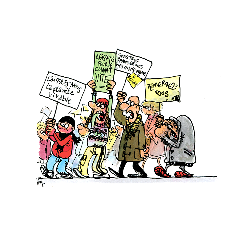 Manifestation pour le climat