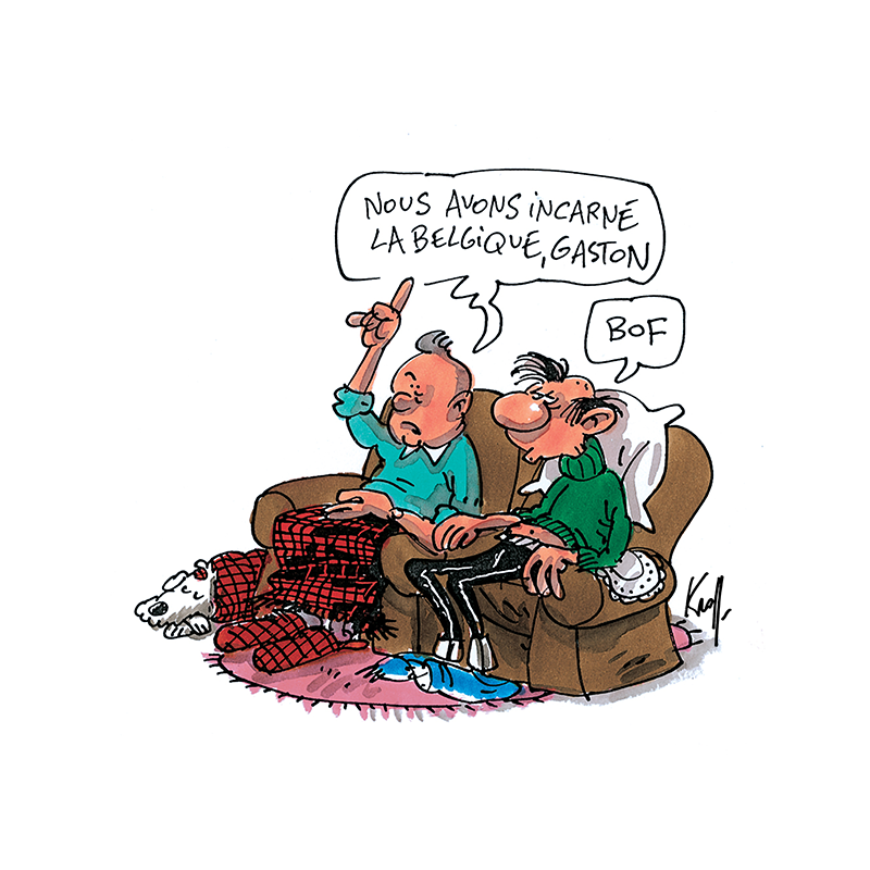 Tintin et Gaston