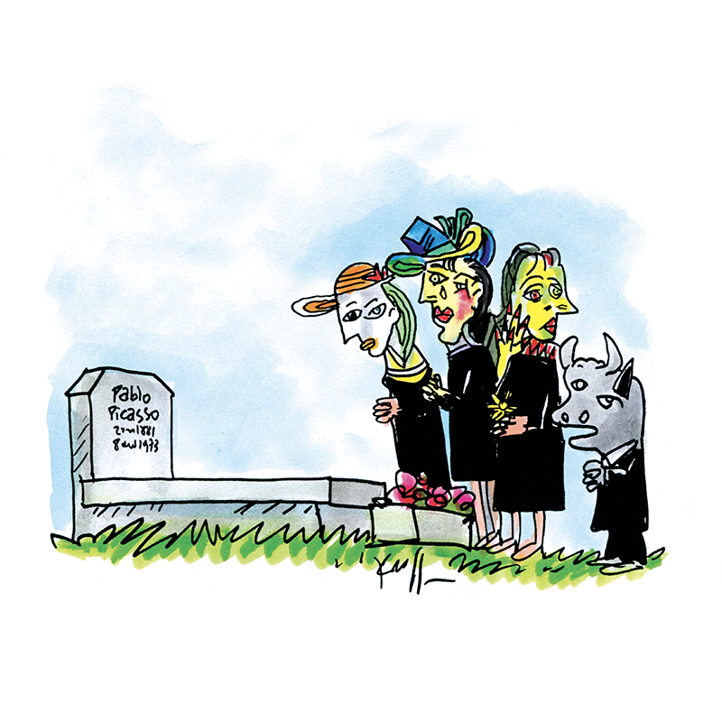 La tombe de Picasso