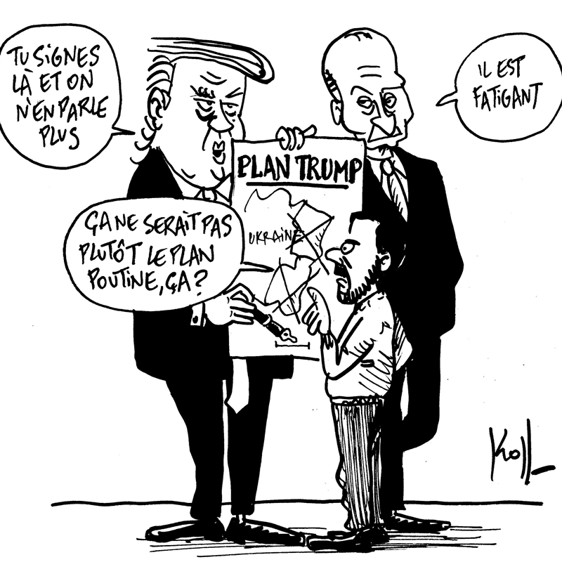 Dessin du 22/11/2025 - (Le Soir)