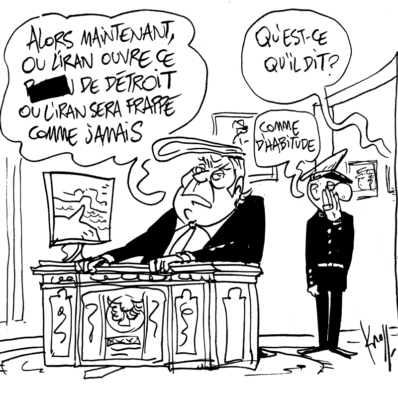 Dessin du 06/08/2026 - (Le Soir)