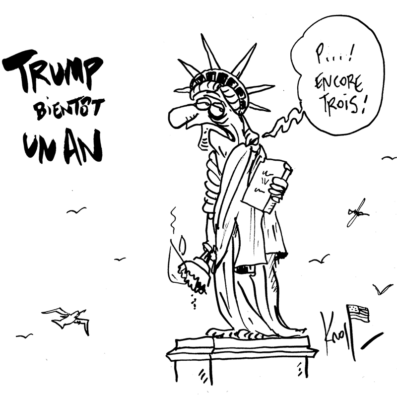 Dessin du 17/01/2026 - (Le Soir)