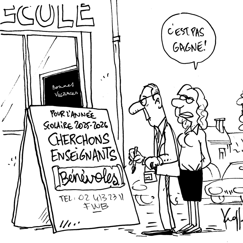 Dessin du 03/07/2025 - (Le Soir)