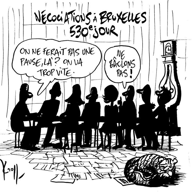 Dessin du 21/11/2025 - (Le Soir)