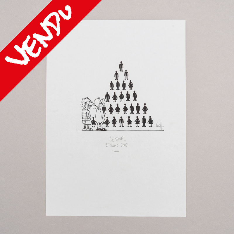 La pyramide, la petite fille et le petit garçon