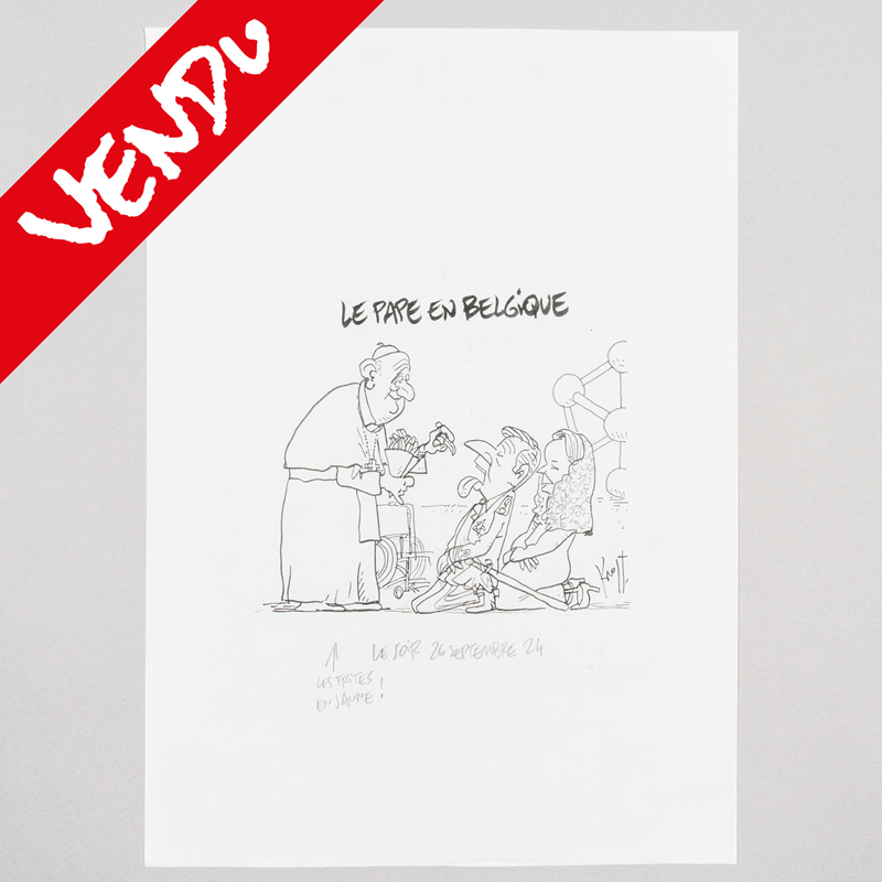 Le pape en Belgique
