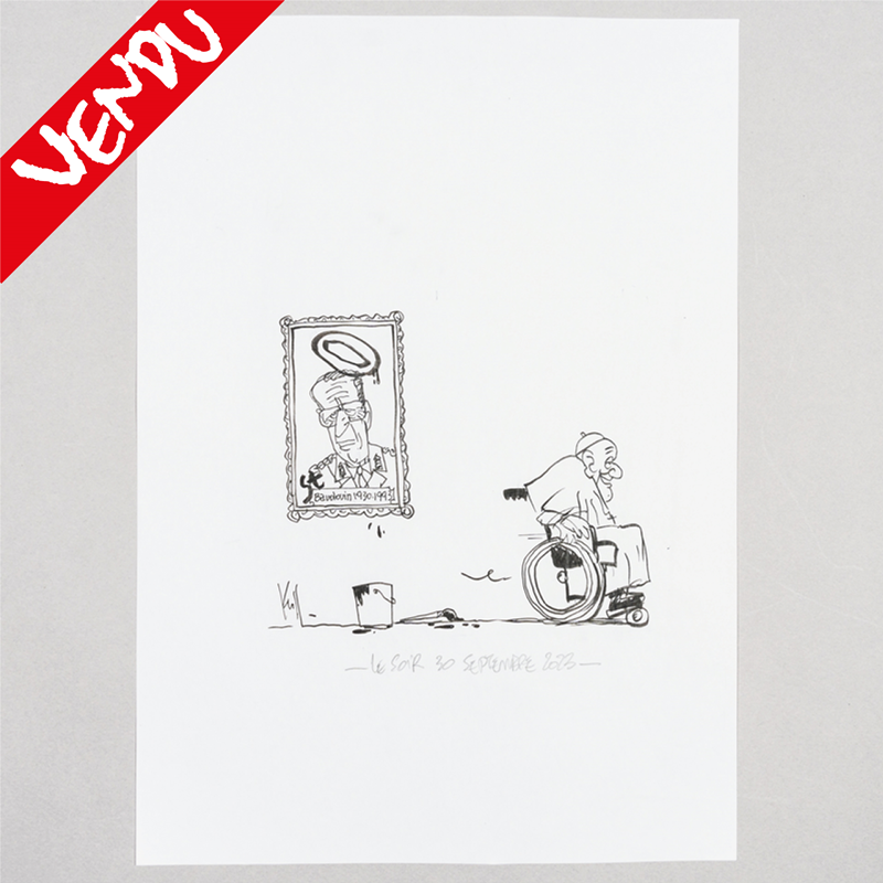 Le pape François et le roi Baudouin