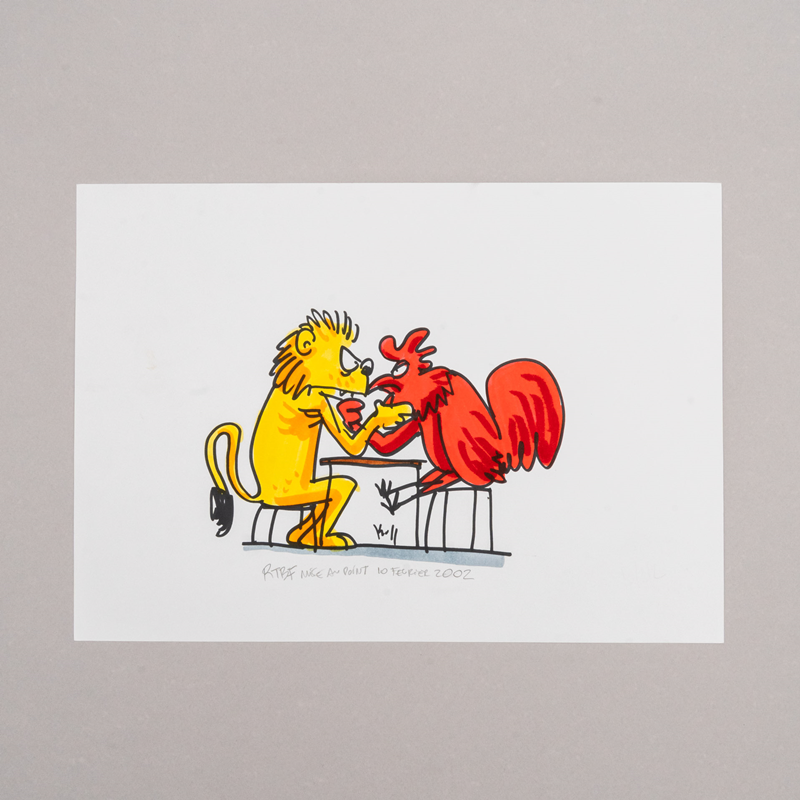 Le lion flamand et le coq wallon. Qui rira le premier ? 