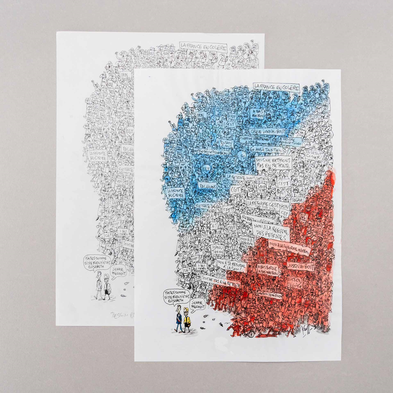 La France fâchée