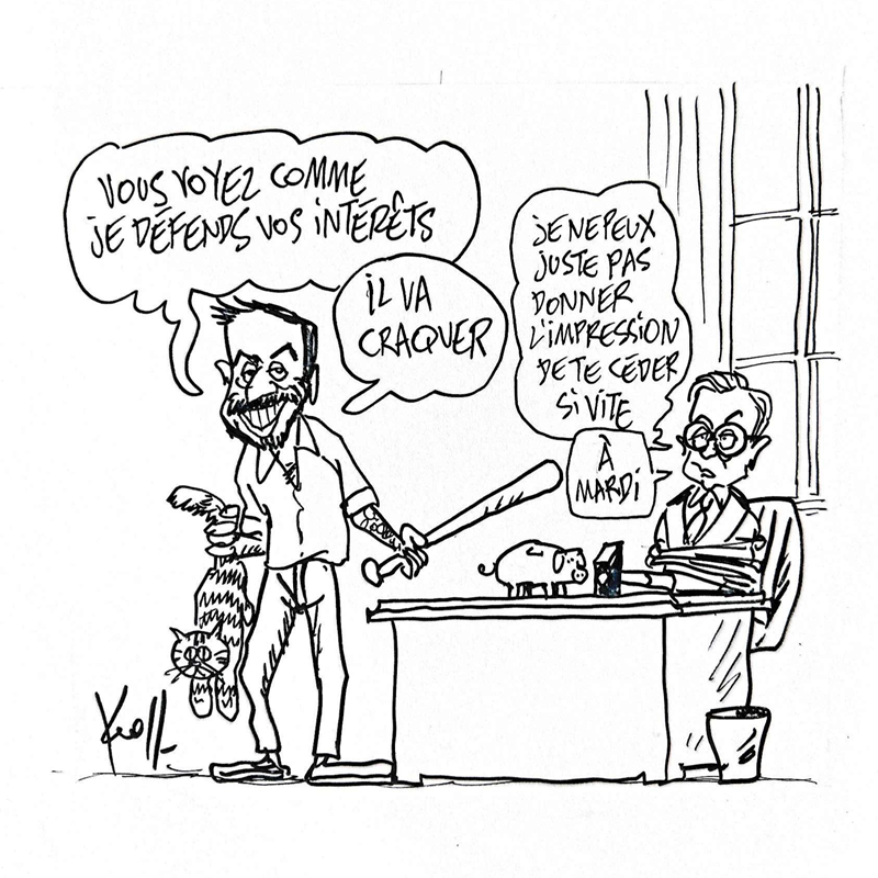 Dessin du 18/04/2026 - (Le Soir)