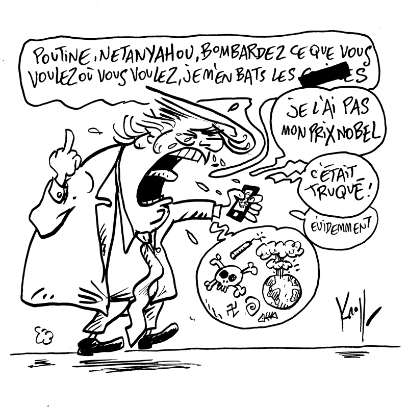 Dessin du 11/10/2025 - (Le Soir)