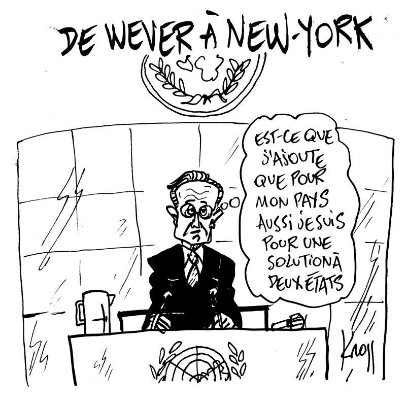 Dessin du 23/09/2025 - (Le Soir)