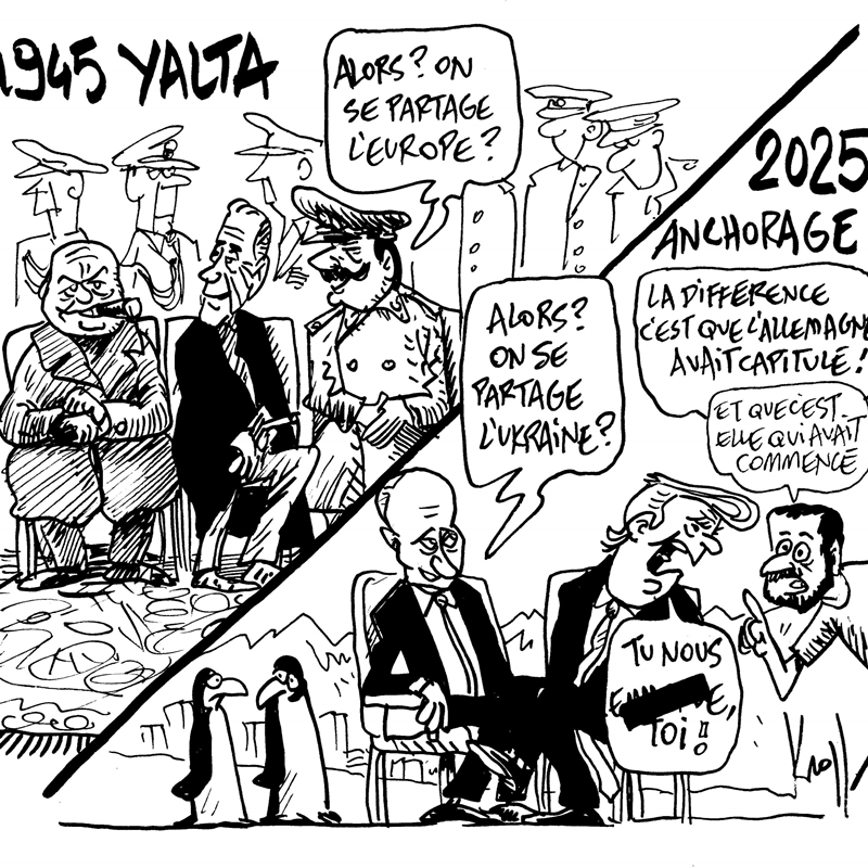 Dessin du 16/08/2025 - (Le Soir)