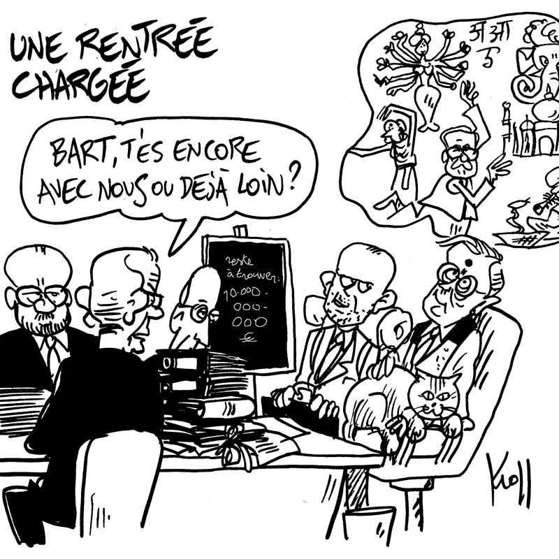Dessin du 31/08/2026 - (Le Soir)