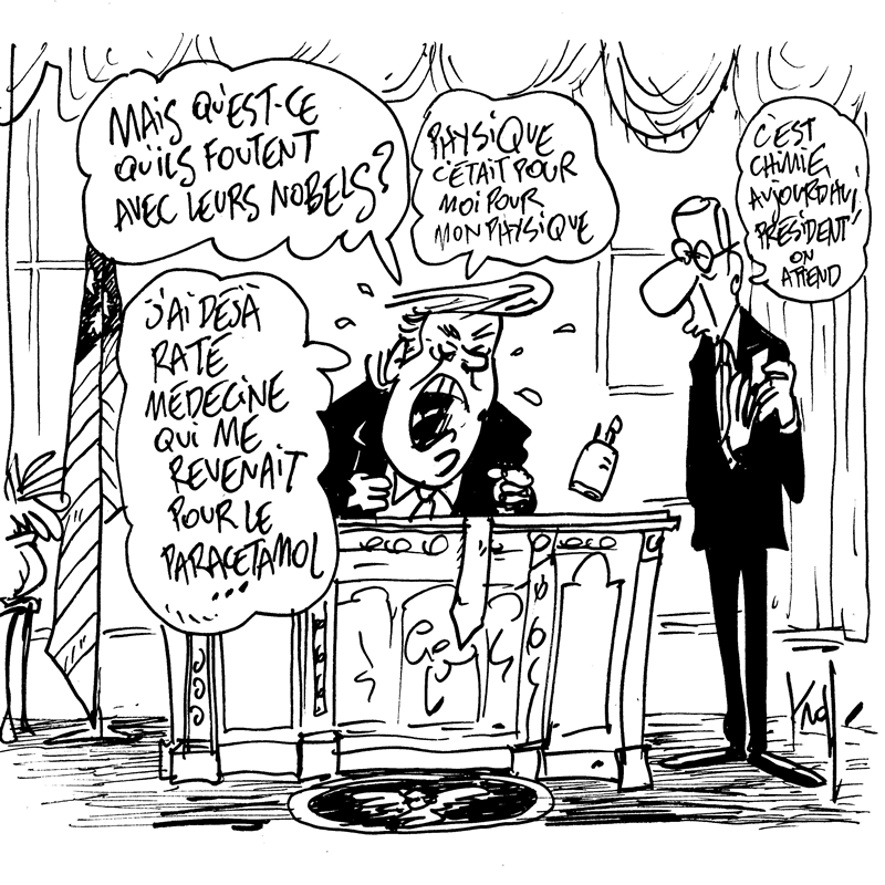 Dessin du 08/10/2025 - (Le Soir)
