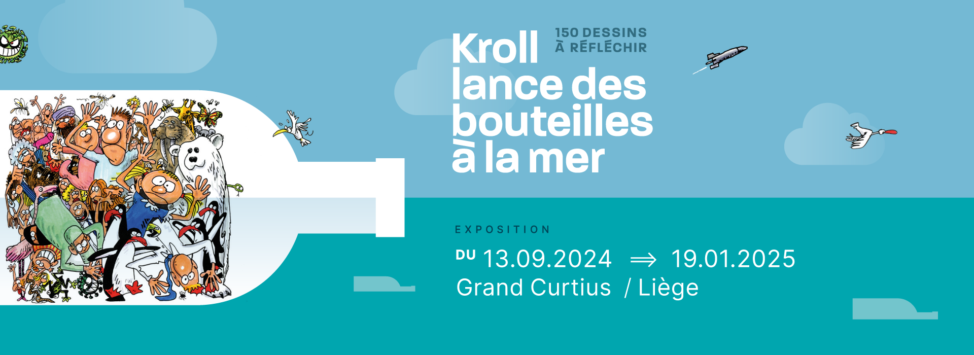 Kroll lance des bouteilles à la mer